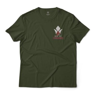 Tekkadan Iron Blooded Orphans Gundam Anime Graficzna Sztuka Koszulka Nadruk z Przodu i z Tyłu