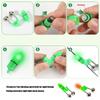 Double Alerts Spirals Fishing Bells With LED Light Fishing Rod Bells LED Night Fishing Rod Bites Alerts Alarm Enduring