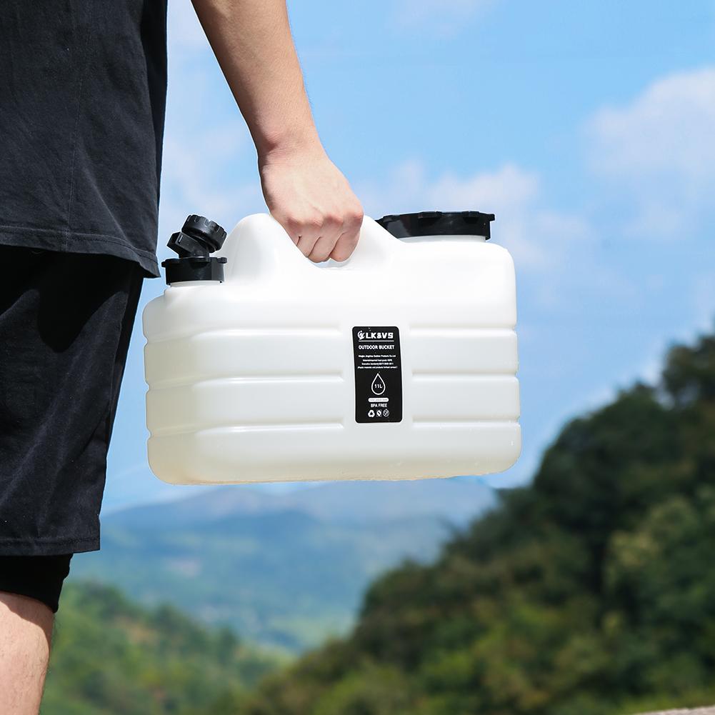 11L Water Storage Container Leak-Proof Water Dispenser Carrier Large Capacity Water Storage Tank for Vehicle Car Camping