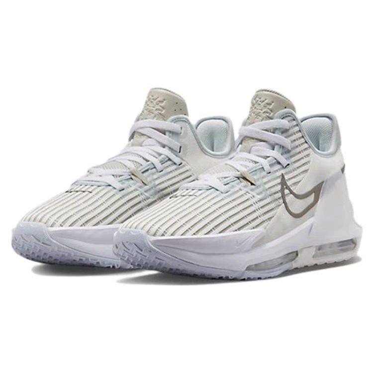 Nike Lebron Witness 6 EP White Metallic Pewter Men Sneakers Summit-White Light-Bone Aura DC8994-102