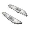 Paar Links und Rechts Seitenmarkierungsleuchte Blinkerleuchte Weiß oder Grau Ohne Leuchtmittel 12V 55W Für BMW E46 E60 E61 E83