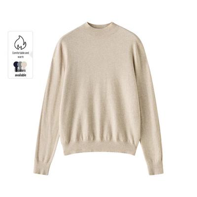 Yinman Damen Pullover mit Rollkragen aus Strick