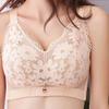 Ultra-thin Lace Bra Without Underwire To Reduce Breast Size and Make Large Breasts Look Smaller Suitable for Fat Girls with Adjustable Back Shape