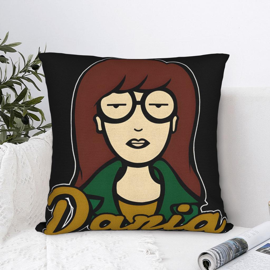 Darias Cool Anime Square Pillow Cases Cushion Covers Awesome Zipper Decorative Pillowcover for Bed 45x45cm