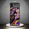 Cute Anime Waifu Art Design Phone Case For Samsung Galaxy Z Flip 7 6 5 4 3 5G Shockproof Cover Z Flip7 Flip6 ZFlip5 Flip3 Flip4