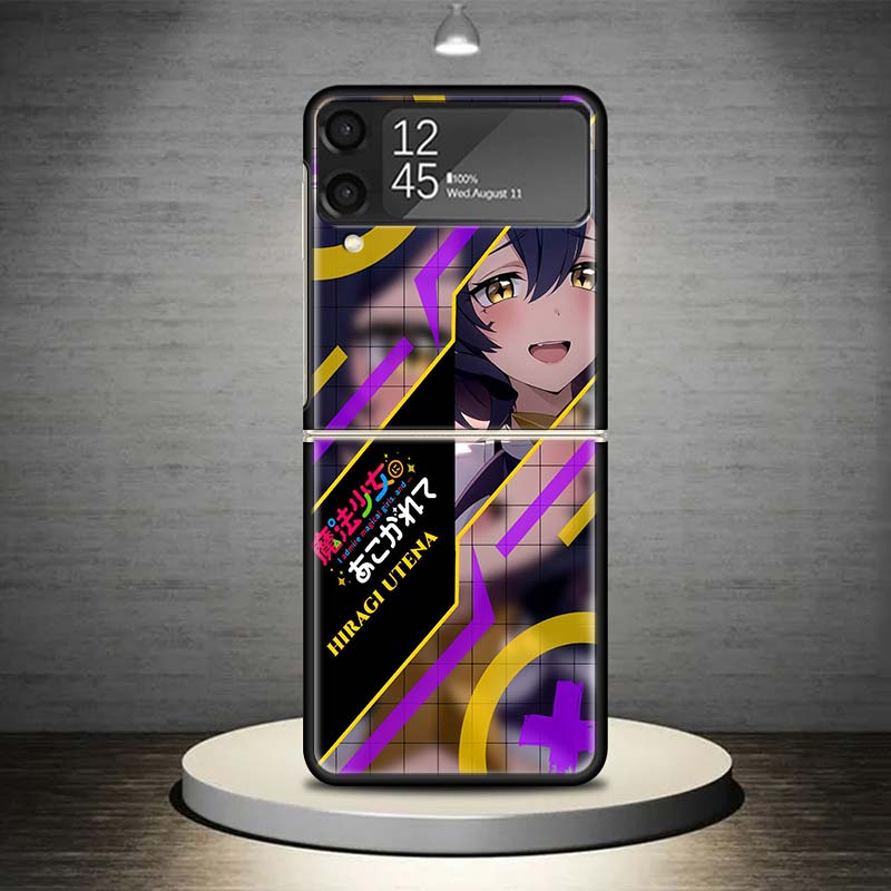 Cute Anime Waifu Art Design Phone Case For Samsung Galaxy Z Flip 7 6 5 4 3 5G Shockproof Cover Z Flip7 Flip6 ZFlip5 Flip3 Flip4