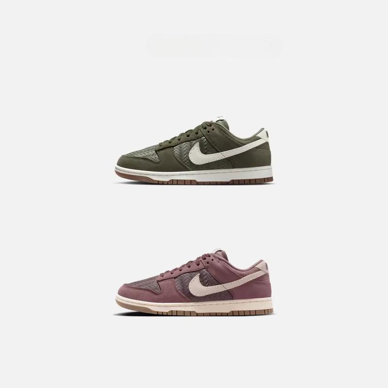 Nike Women's Spring New Rubber Soled LOW Top Lightweight Flat Sports Shoes NIKE DUNK LOW IB6161
