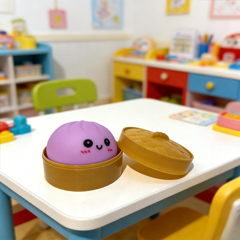 Colorful Dumpling Squishy Mysteries Dumplings Office Desk Accessory Stress Releasing Toys Party Gift Decompression Squeeze Toys