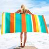 Oversize Ręcznik Plażowy Pluszowy Grubość Duży Ręcznik Basenowy, Pasiasty Szybkoschnący Ręcznik Pływacki Miękki Chłonny Bez Piasku Ręczniki Kąpielowe