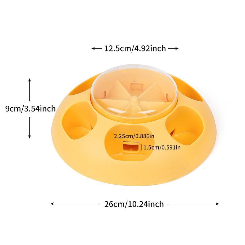 Pressure Food Leakage Dog Puzzle Toy Anti Slip Easy To Clean Safe Plastic Training Mental Pets Slow Feeder Interactive Dog Toys