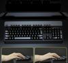 Women's 87-Key Mechanical Keyboard Wrist Rest & Desk Storage Box for Office Typing and Coding.