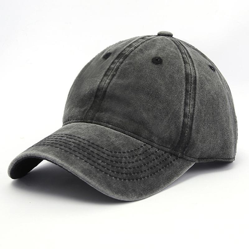Baseball Cap Snapback Hat Spring Autumn Cap Pure Cowboy Water Washing Hats Hat Hip Hop Fitted Cap For Men Women Grinding