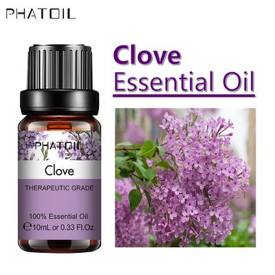 PHATOIL 5ml/10ml/15ml/30ml/100ml Karanfil Saf Koku Yağı Antibakteriyel Esansiyel Yağı Solucan Giderici Hava Spreyi Aromaterapi Spa Vücut Bakımı