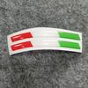 Italian Flag Sticker Decorative Bumper Decals Adhesive Motorcycle Graphics 3D Auto Body Decals for Vehicles Trucks Sedans