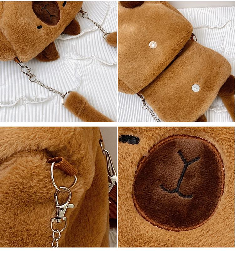 Capybara Heart Three-way Backpack: Large Capacity Versatile School & Travel Bag