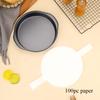 8in Round Cake Pan Carbon Steel Baking Tray with Handle Nonstick Heat-resistant Dish Pan Air Fryer Kitchen Airfryer Accessories