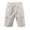 Outdoor Tactical Workwear Summer Men's Slub Linen Beach Casual Shorts