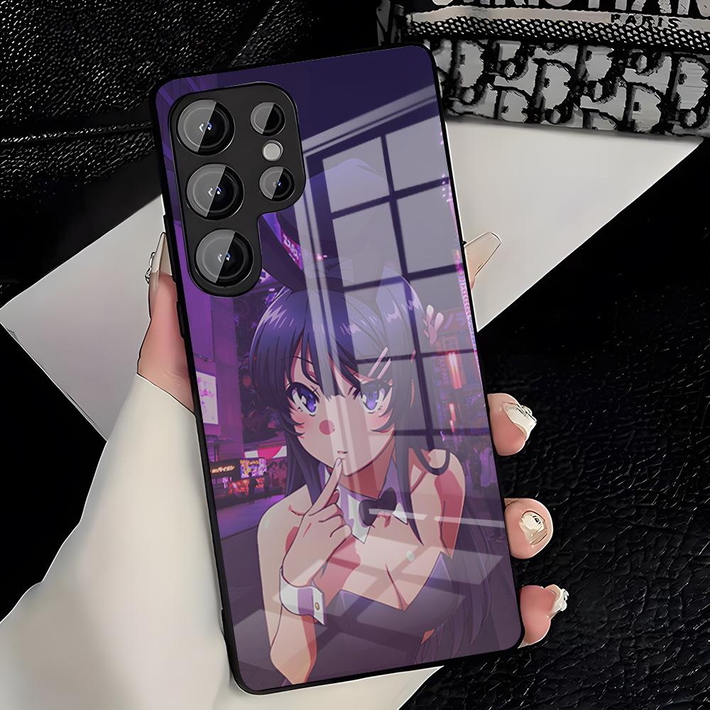 Mai Sakurajima Phone Case For Samsung A25 A13 A33 5G A54 A36 A35 A56 A52 A14 Shockproof Glass Cover