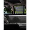 ABWR-2X Sunshade Roller Blackout Suction Cup Blinds Curtains For Living Kitchen Office Car Window Free-Perforated Curtain A