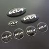 Auto Frontklappe Kofferraum Emblem Lenkrad Logo Aufkleber für KIA Sportage K3 K5 K9 Rio Forte Optima Sorento Ceed Niro Sedona Soul