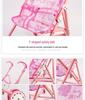 Kids' Pretend Play Folding Stroller and Baby Walker for Girls