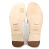Makellose HERMES Sandalen Sandalen oran weiß Box Schal Leder Damen 34.5 Gebraucht