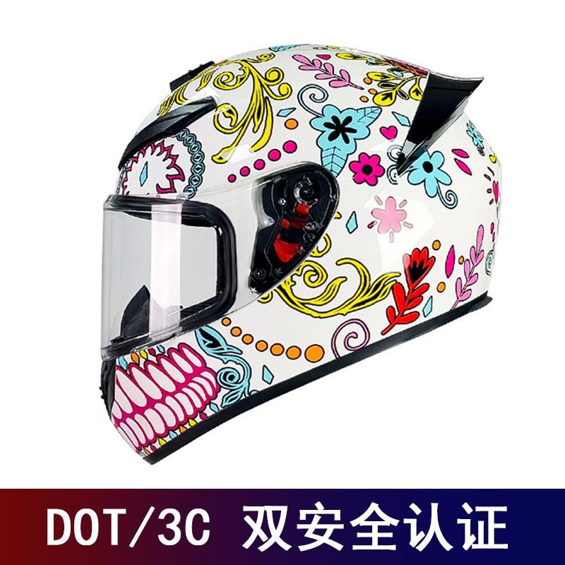 Strictly Sell Motorcycle Full Helmets Men Women Retro Helmets/3C Safety Transparent Mirrors