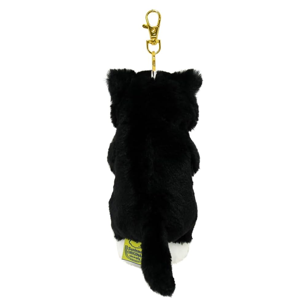 Sanlemon Hizaneko Suyasuya Cat Keychain Bag Charm 8x10x24cm Cute Animal Accessory