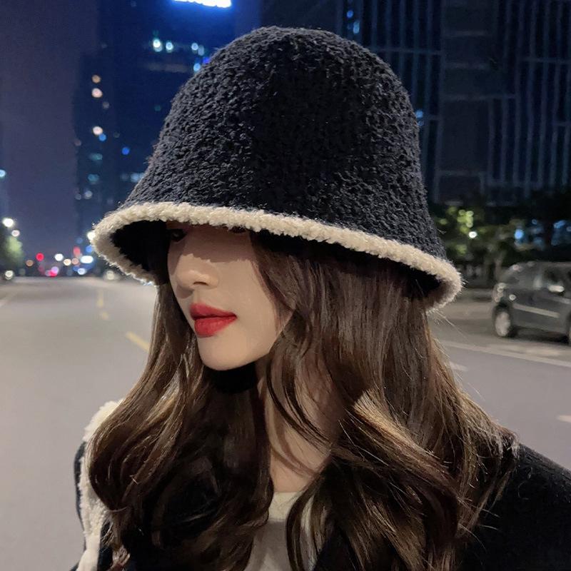Hat Season Versatile Washbasin Hat Fashion Bucket Hat Bag Head Warm Foreign Accessories