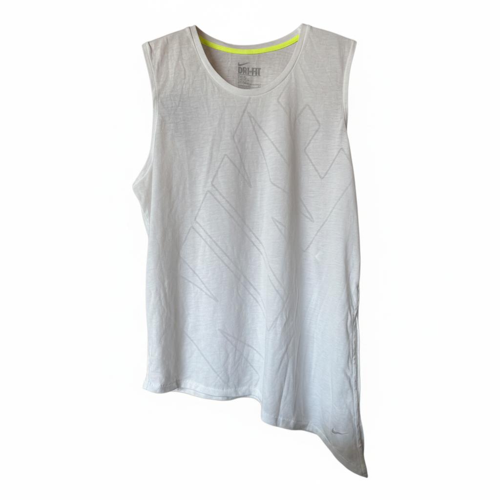 

Nike Tank Tops Women s White Crew Neck Moderate Other 643265-100 L
