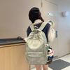 Schoolbag New Backpack Women's Korean Version Simple Schoolbag Women's College Bag Simple Large-capacity Outdoor Travel Bag