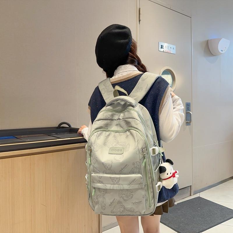 Schoolbag New Backpack Women's Korean Version Simple Schoolbag Women's College Bag Simple Large-capacity Outdoor Travel Bag