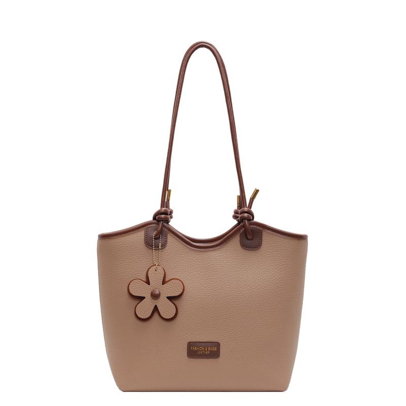 Geantă găleată versatilă de mână, geantă de damă 2025 trimestrul, nouă modă, textură, geantă de umăr, geantă messenger casual