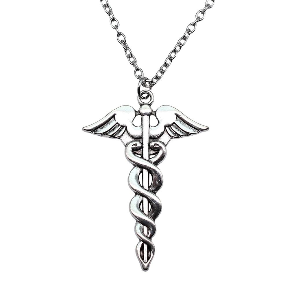 Chinese Dragon Pendant Necklace Mythical Creature Lucky Charm Jewelry 45cm or 70cm Long Chain