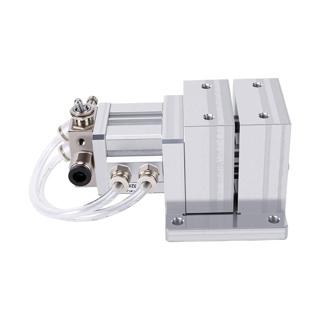 Pneumatischer Schraubstock 3mm Hub Aluminium-Klemmvorrichtung für Bohren Schleifen Gravieren