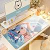Virtual Singer H-Hoshimachi S-Suisei Mouse Pad Anti Slip Rubber Edge Locked Thickened Laptop Gaming Desk Mat
