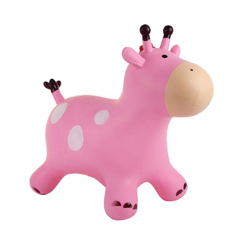 Inflatable Bouncy Horse Riding Toy with Music - Safe for Children and Adults, Non-toxic