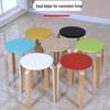 Stackable Foldable Bentwood Dining Stool for Small Spaces