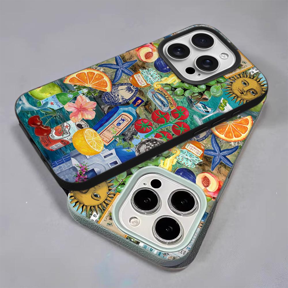 Colorful World Phone Case For IPhone 17 16 15 Plus 11 13 12 14 Pro Max 16e 17 Air Soft Silicone Cover Shockproof Cases