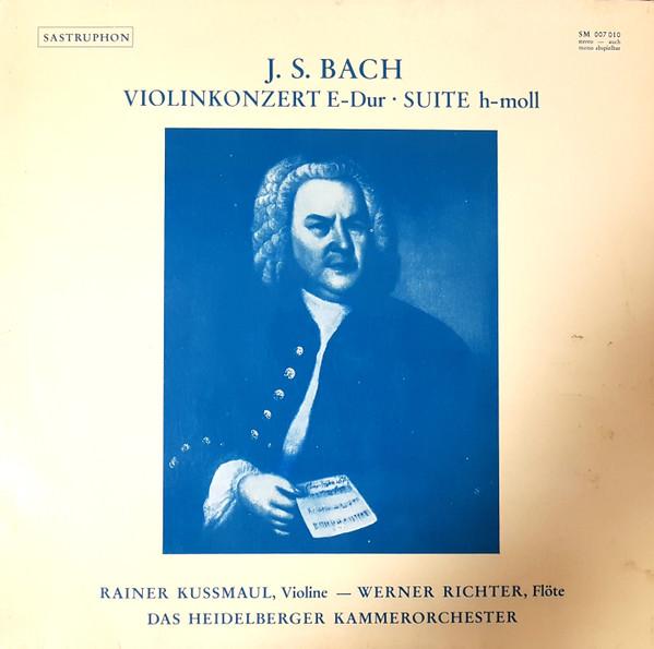 LP Record JOHANN SEBASTIAN BACH  RAINER KUSS  Violin Concerto in E major  Suite  SM007010 Sastruphon Germany Classical Used