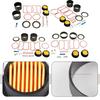 20pcs Compressor Kit Air Compressor Repair Kit Repair Work Compressor Maintenance Filter Elements Piston Rings