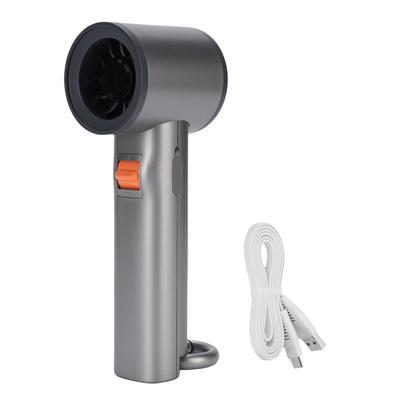 Ventilador de Mano 100 Velocidades 13000rpm Pantalla Digital Silencioso Portátil Ventilador de Bolsillo con Gancho para Exteriores
