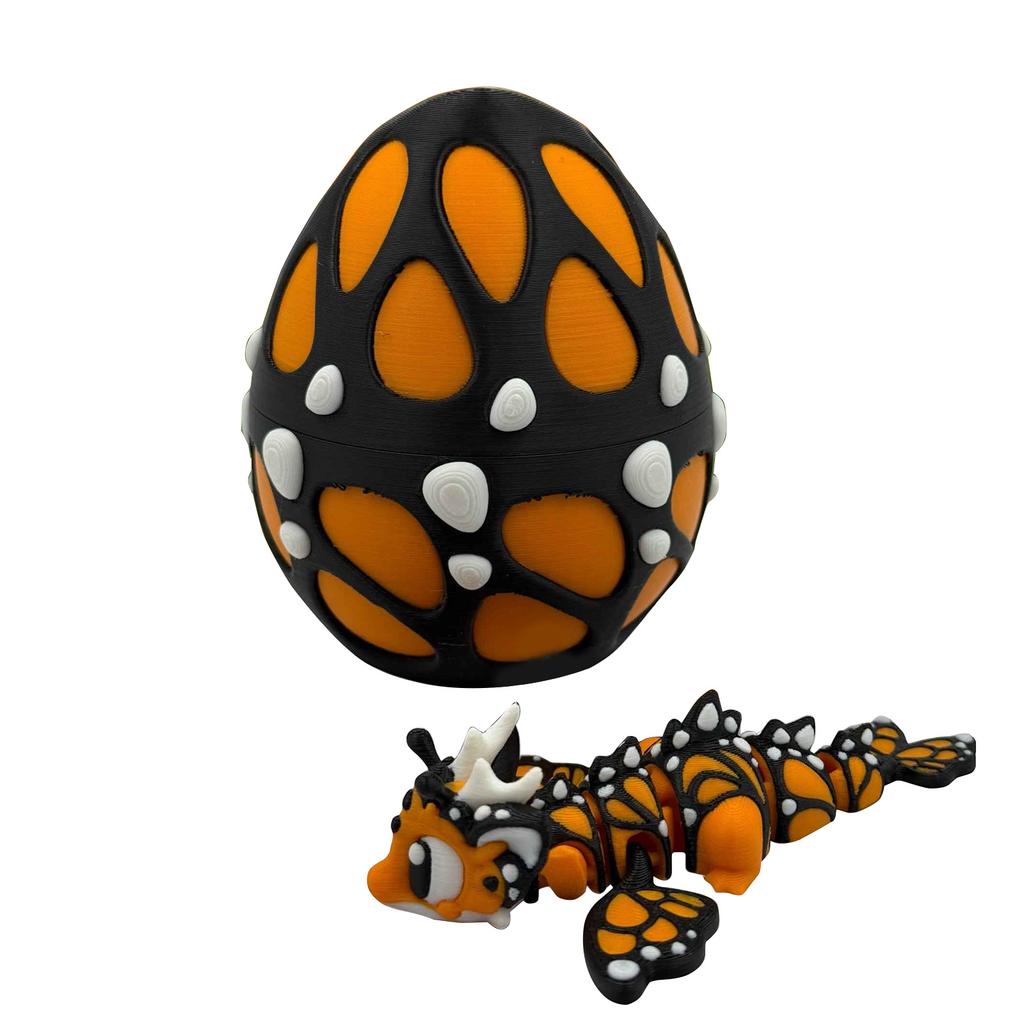 3D Printed Butterfly Dragon Movable Ornaments, Creative Toys, Cute Popular Toy Doll Dinosaur Ornaments