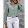 New Women'S Clothing Retro Casual Sexy Daily Fashion Temperament Commuting Business Shirt Long Sleeved Hoodie Top