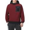Under Armour Color Block Outdoor Casual Sports American Hoodie Pullover Long Sleeve Hoodie Men Hoodies Deep-Red 1367134-626
