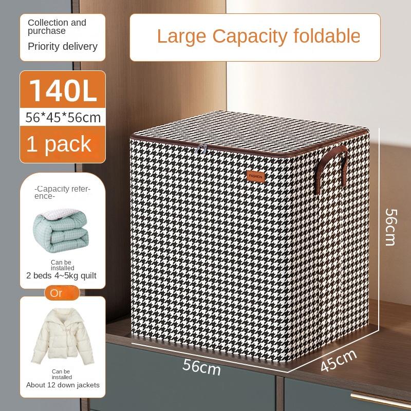 3559 Quilt Storage Bag Clothes Quilt Finishing Storage Moving Bag Large Capacity Non-woven Foldable Dust-proof Bag