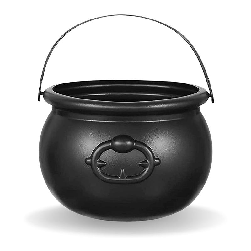 

Halloween Witch s Cauldron Candy Pot & Storage Bucket Perfect Party Giveaway & Trick-Or-Treat Activity Fun Halloween Decoration