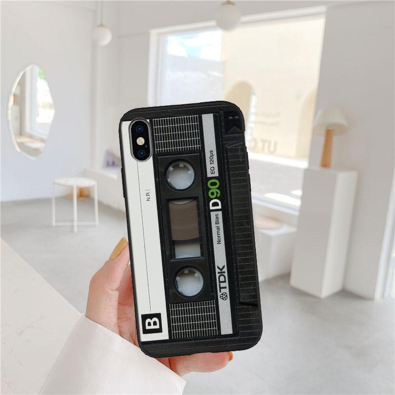 

CJ26 Cassette Vintage Tape Soft Shell Phone Case for Xiaomi Poco C40 C50 C51 C55 C65 C71 C75 F3 F5 F6 F7 M2 M3 Pro Ultra Poco C50