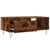 Vidaxl Coffee Table, Smoked Oak, 90X50X36.5 Cm