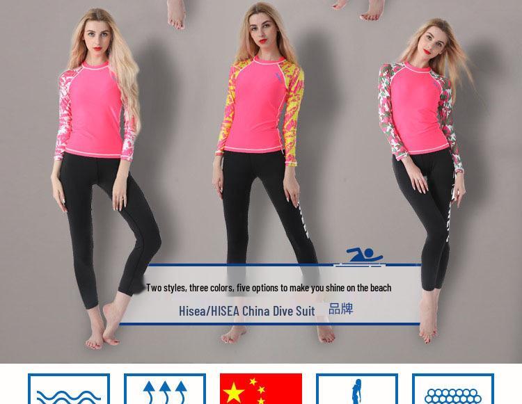 Women's Quick-Dry UV Protection Lycra Wetsuit for Surfing